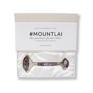 Mount Lai De-Puffing Amethyst Facial Roller