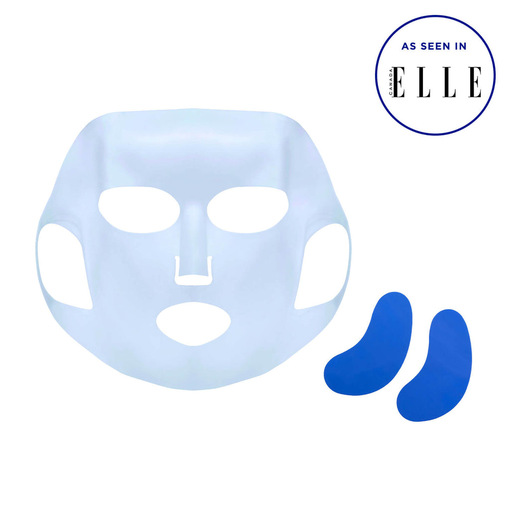 Reusable Silicone Sheet Mask Set for Face + Eyes – Selenite Beauty