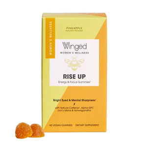 Winged Women's Wellness Rise Up: Energy + Focus Gummies