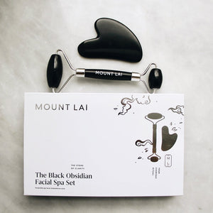 Mount Lai Black Obsidian Facial Spa Set